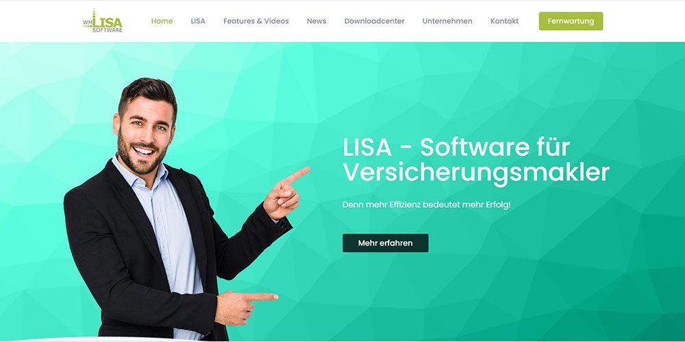 Webdesign für Softwarefirma, Homepagery.de, Webdesign Erftstadt